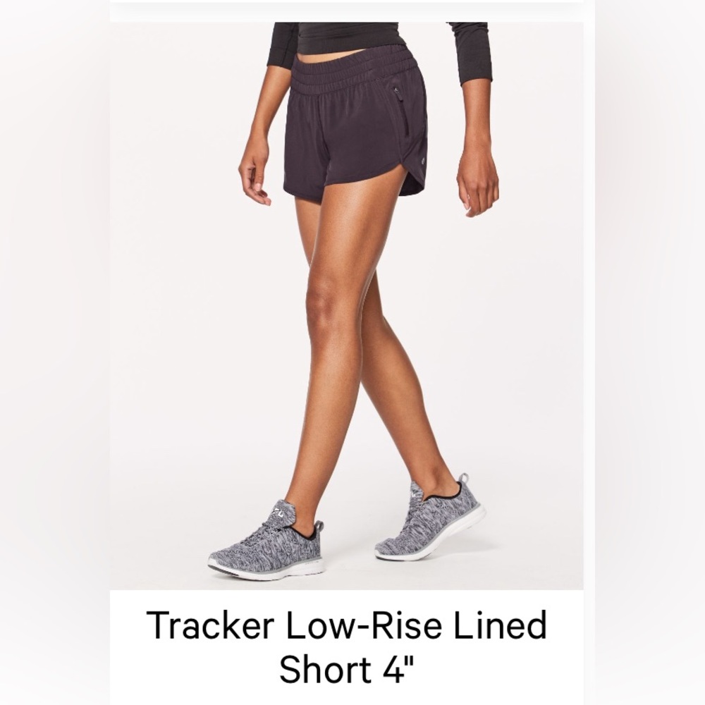 Lululemon Athletica Women’s Tracker Low-Rise Lined Shorts 4”